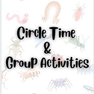 Bug Life Activity Bundle for Early Learners: Circle Time, Coloring Pages, Tracing Worksheets & Matching Games